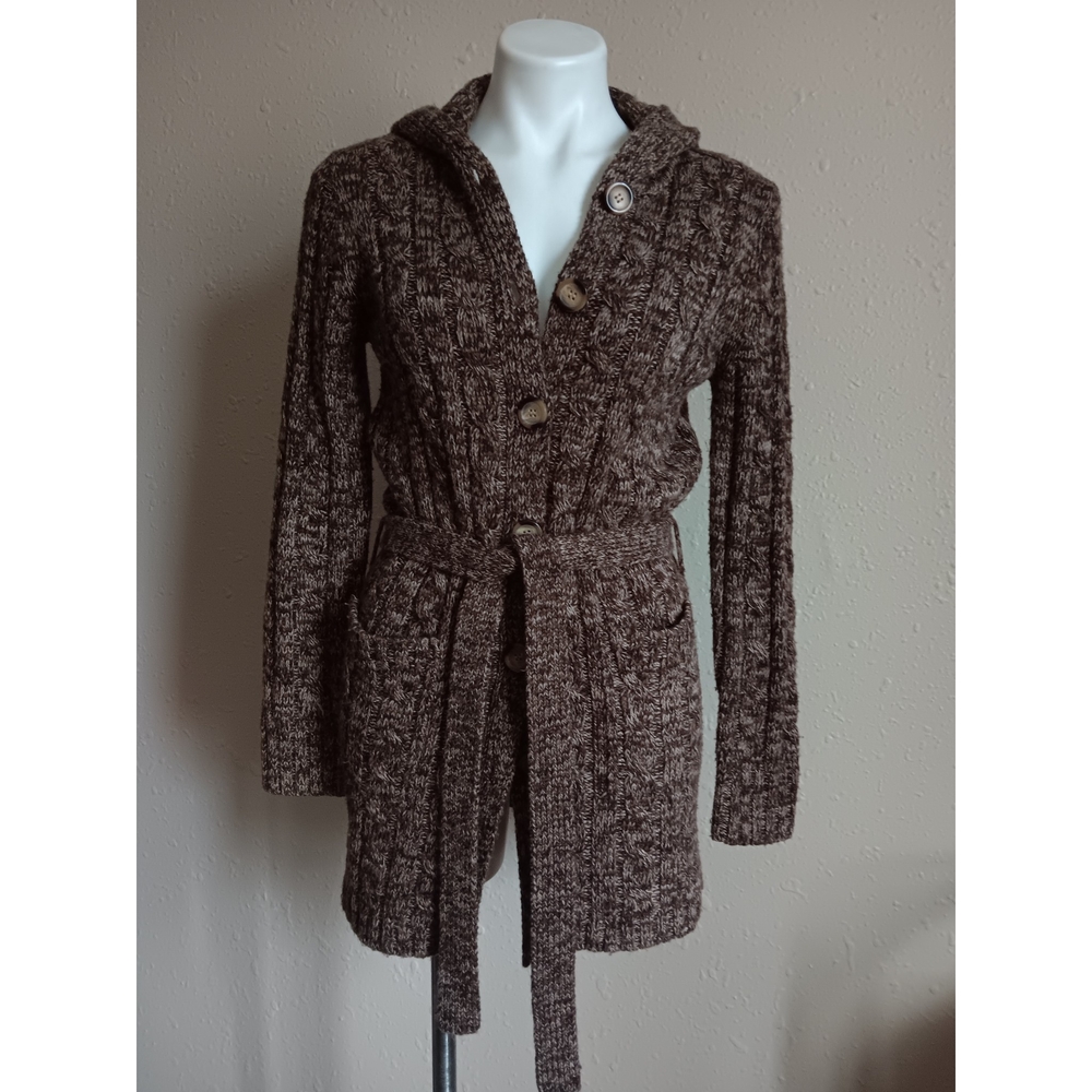 Carolyn Taylor Chocolate Knit Cardigan